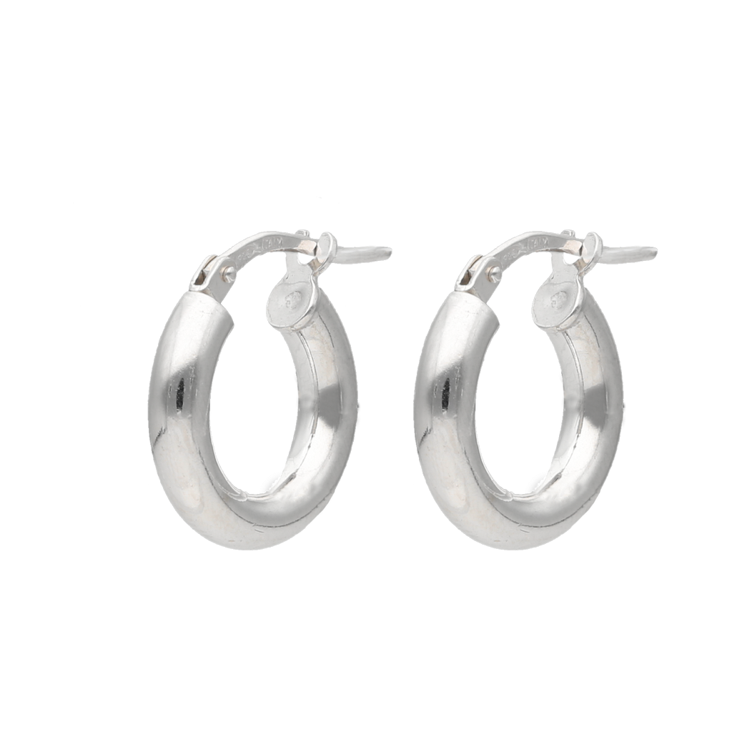 Arracadas 5mm plata