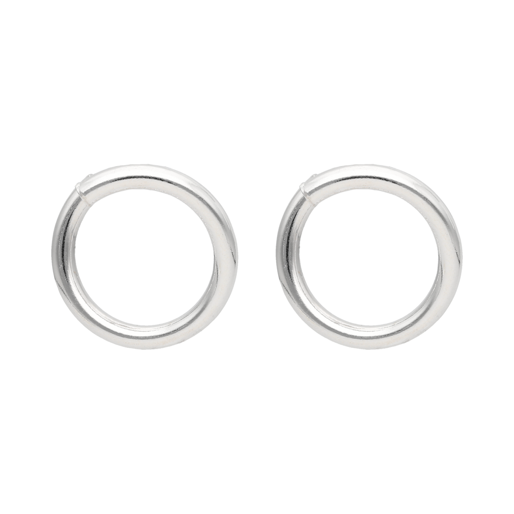 Aretes tipo arracada plata