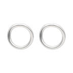 Aretes tipo arracada plata