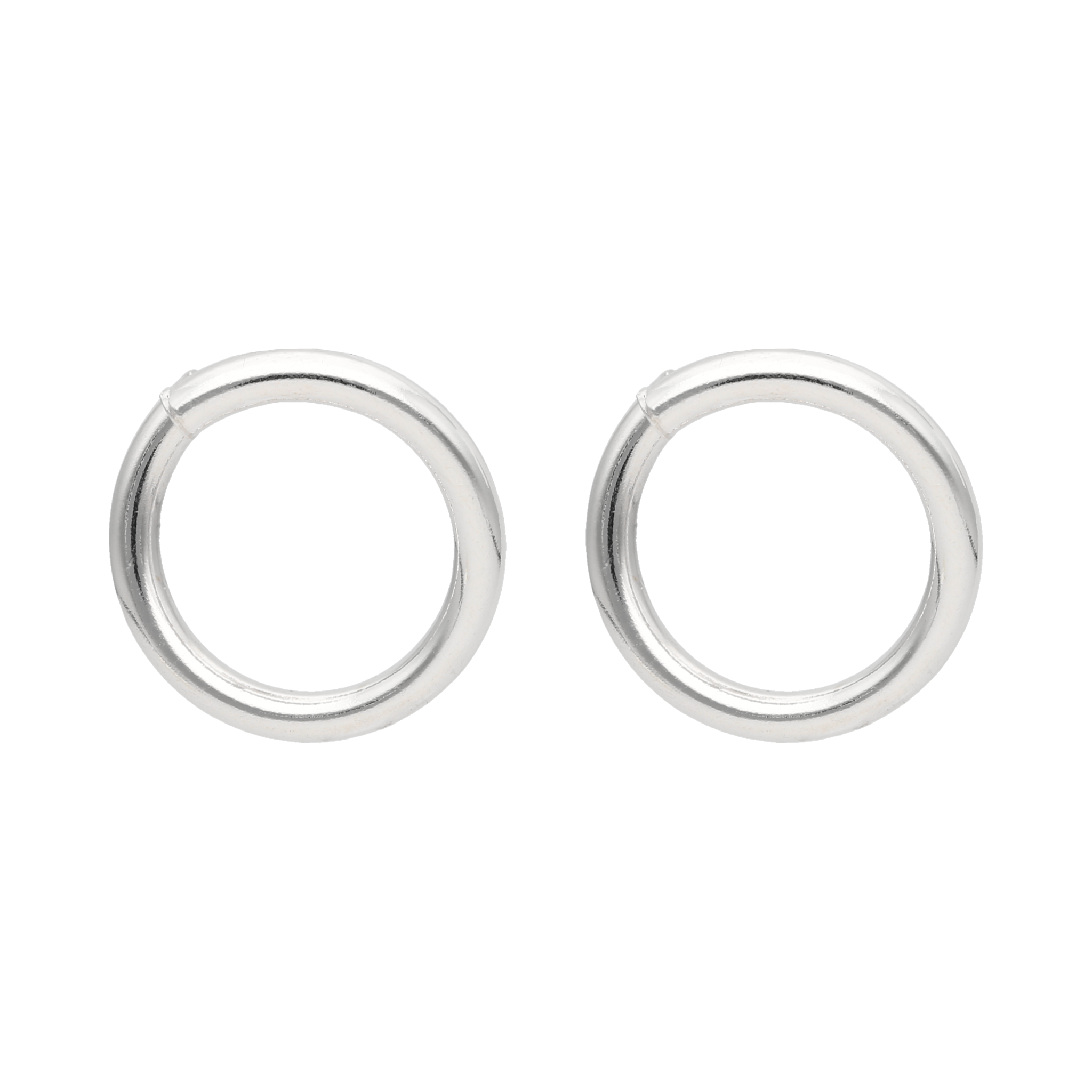 Aretes tipo arracada plata