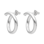 Aretes tipo arracada plata