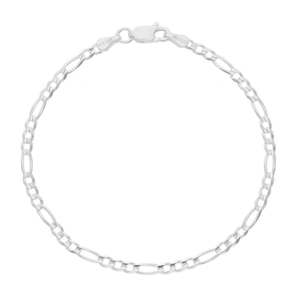 Pulsera eslabón 3x1 3mm plata