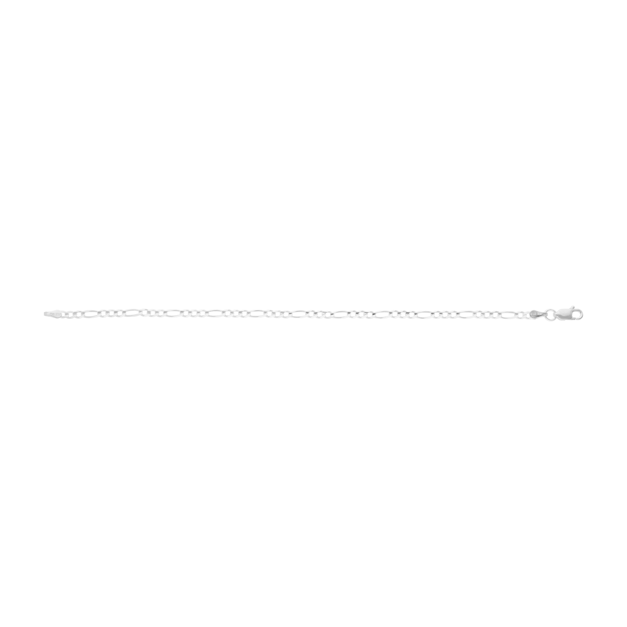 Pulsera eslabón 3x1 3mm plata