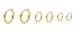 Arracadas oro amarillo 10K