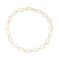 Pulsera eslabón semilla 10K