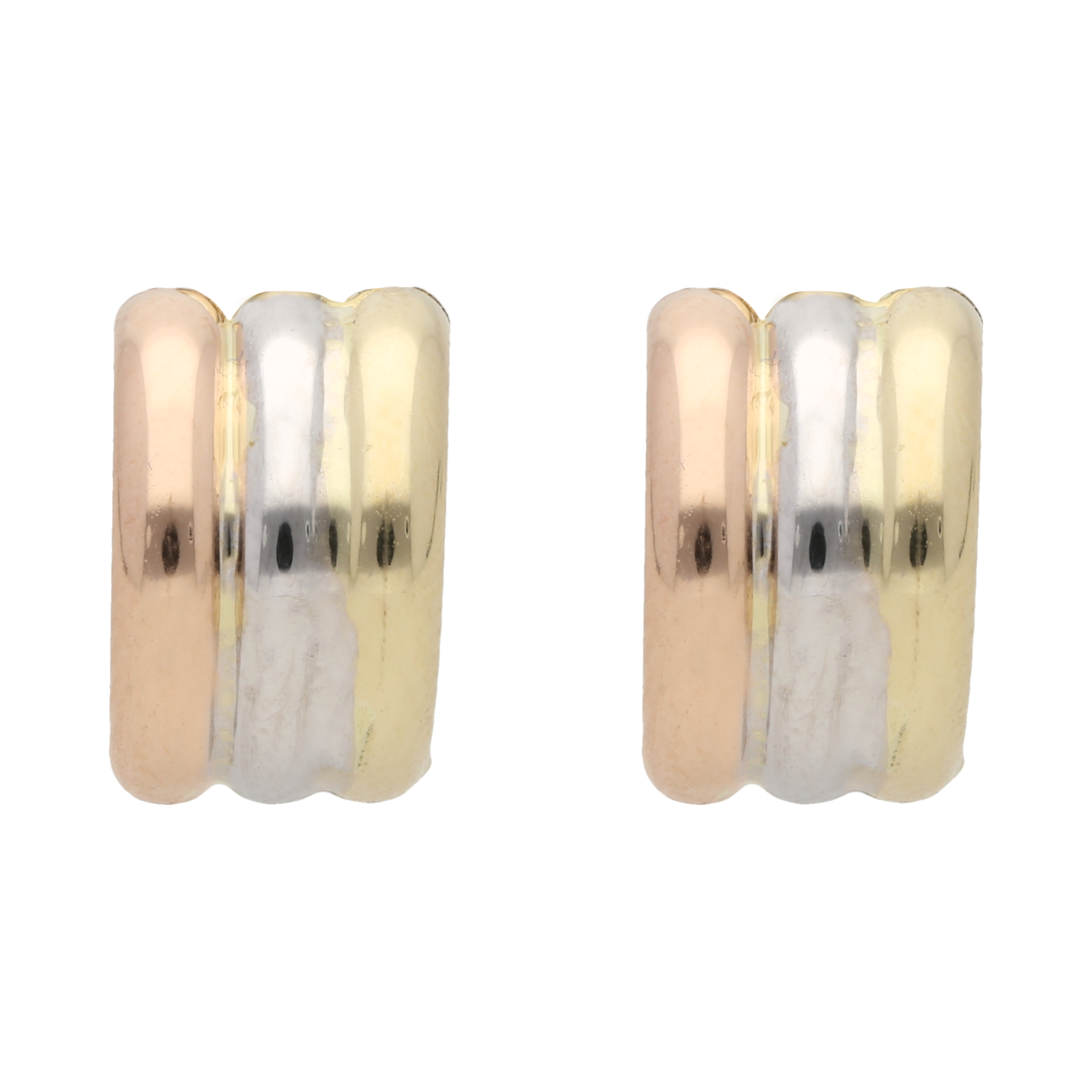 Broquel media arracada 3 colores 10K