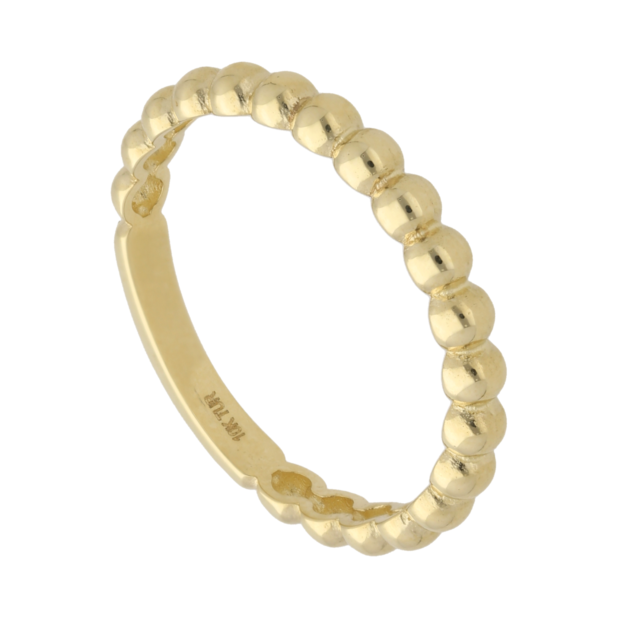 Anillo bolas 10K