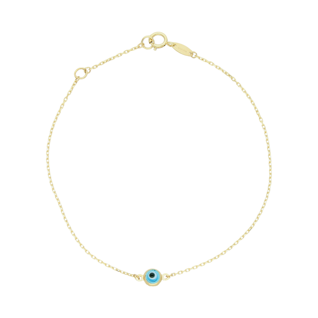 Pulsera ojo turco 10K