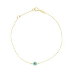 Pulsera ojo turco 10K