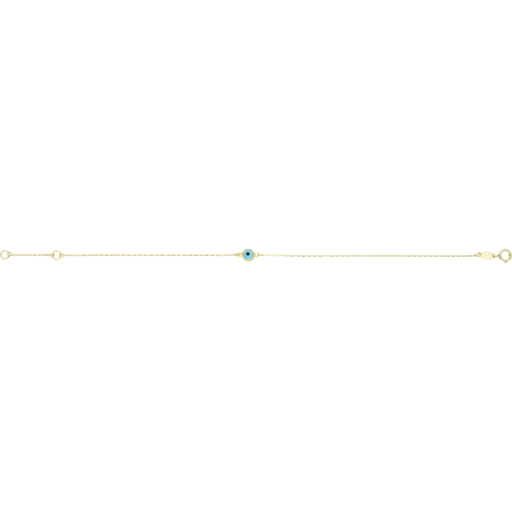 Pulsera ojo turco 10K