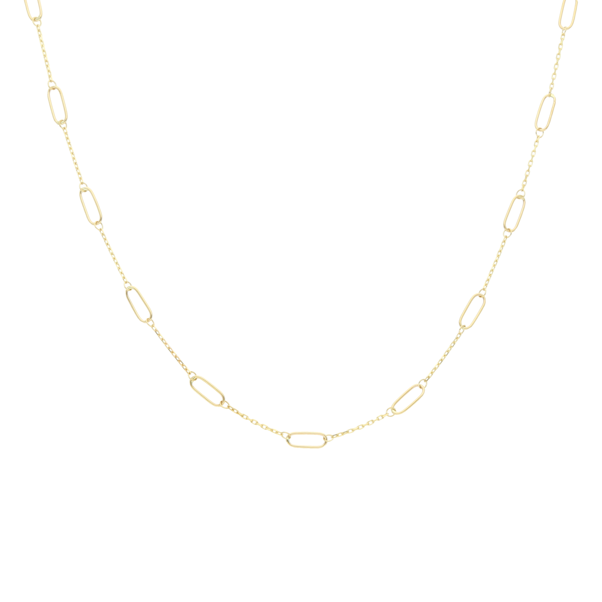 Collar cadena y eslabones 10K