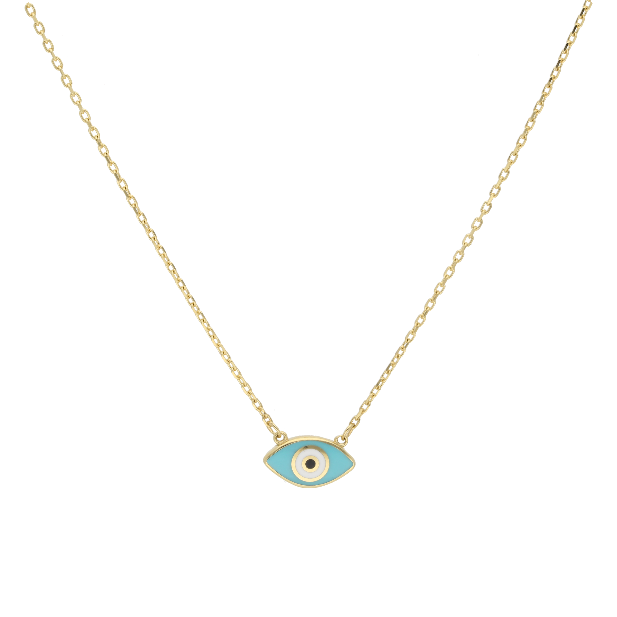 Collar dije ojo turco 10K