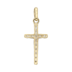 Cruz mini circonias 10K