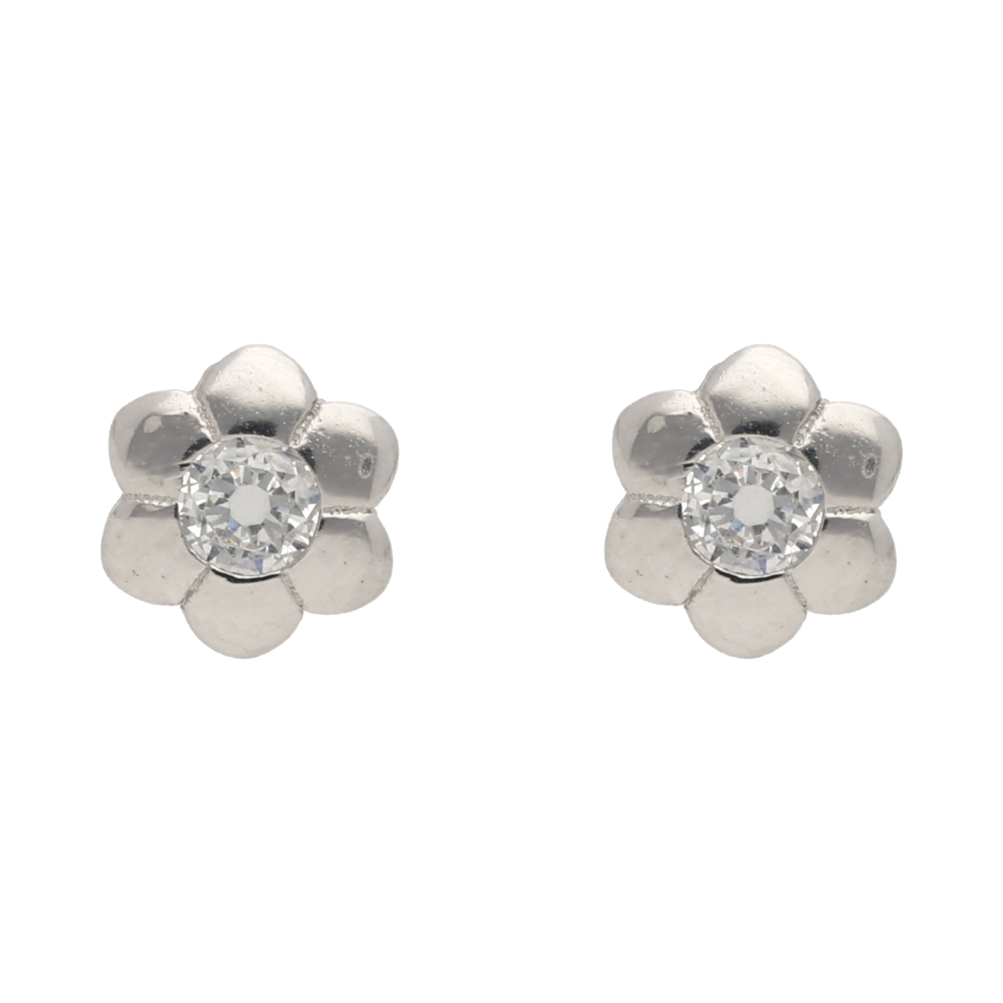 Broquel flor circonia 10K