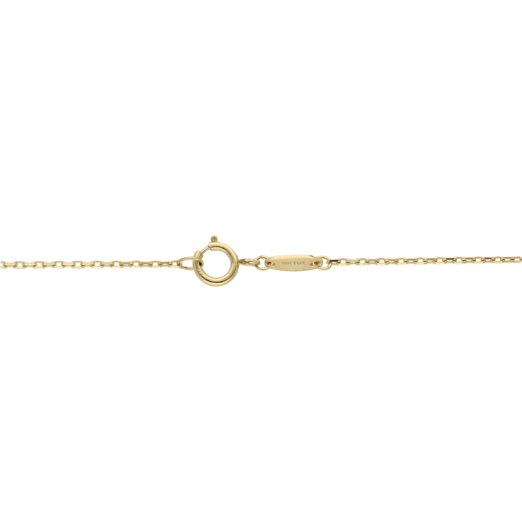 Collar dije circonias blancas 10K