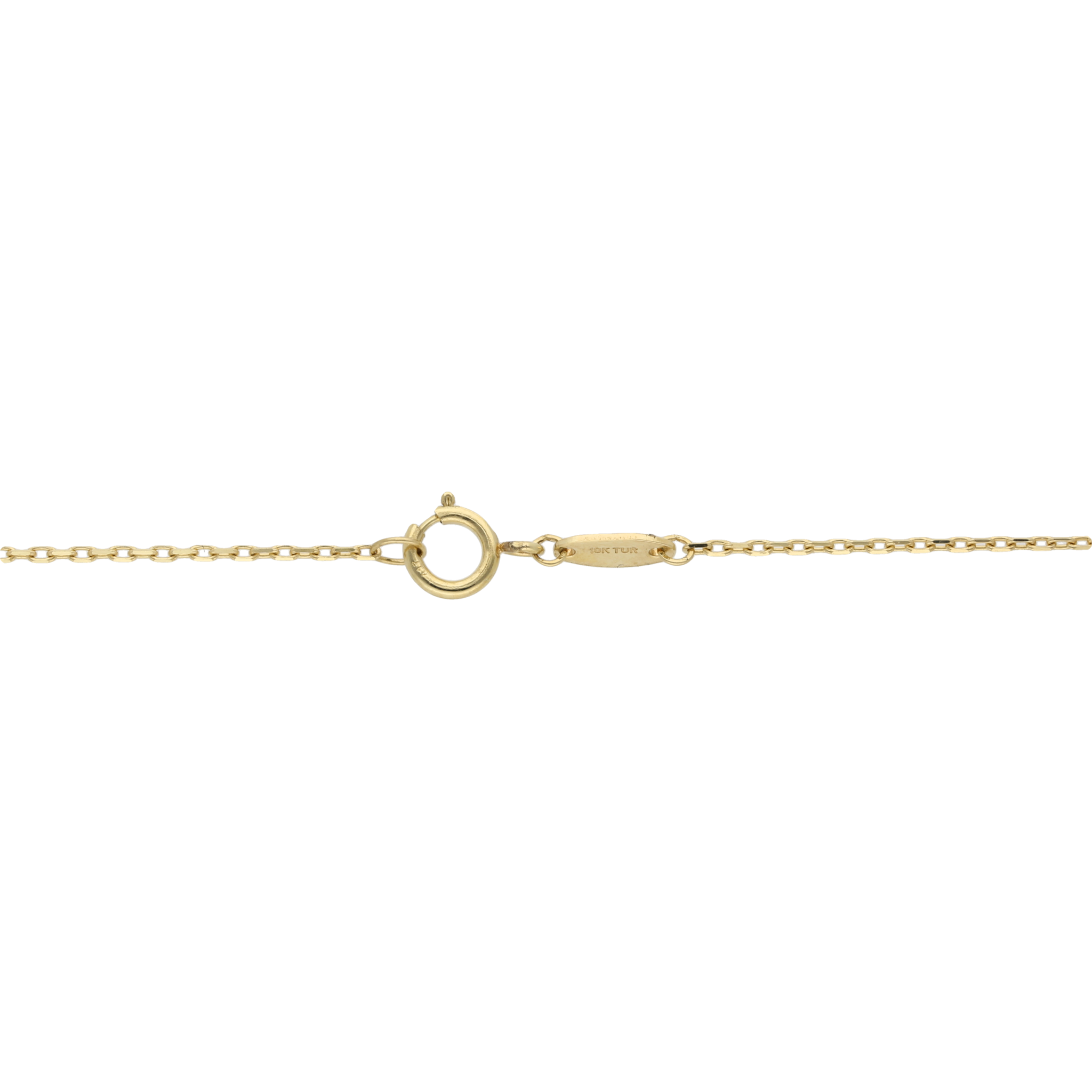 Collar dije circonias blancas 10K