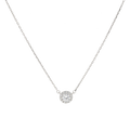 Collar dije circonias blancas 10K