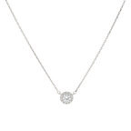 Collar dije circonias blancas 10K