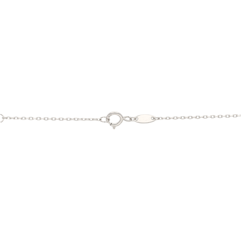 Collar dije circonias blancas 10K