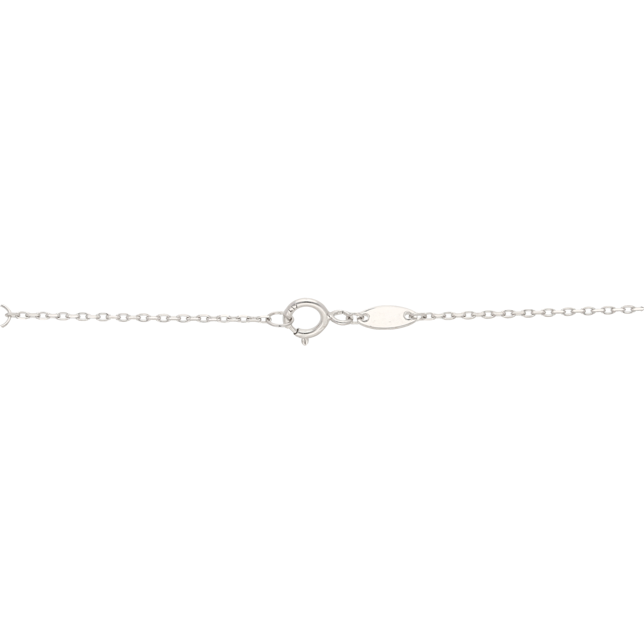 Collar dije circonias blancas 10K