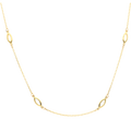 Collar eslabón semilla 10K