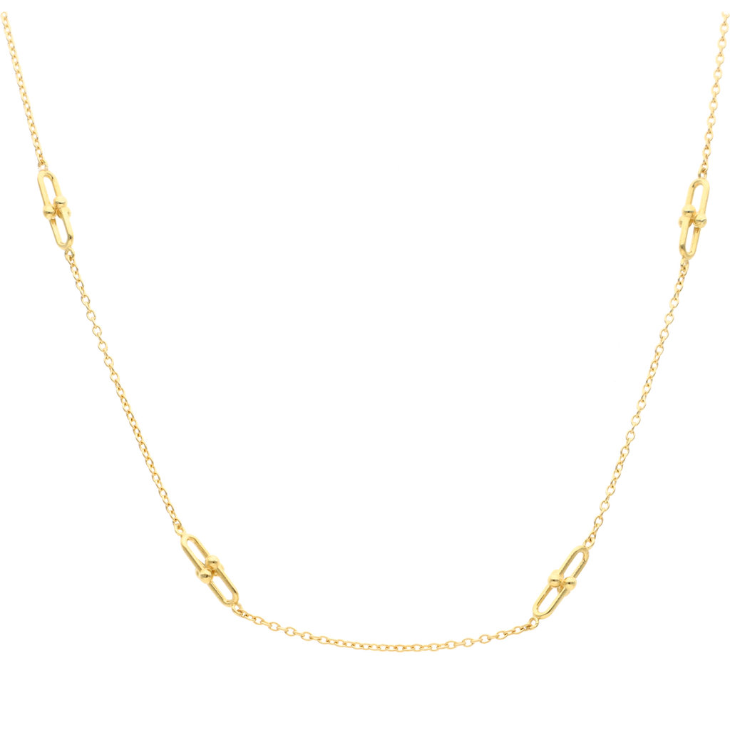 Collar 4 eslabones 14K