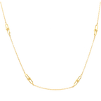 Collar 4 eslabones 14K