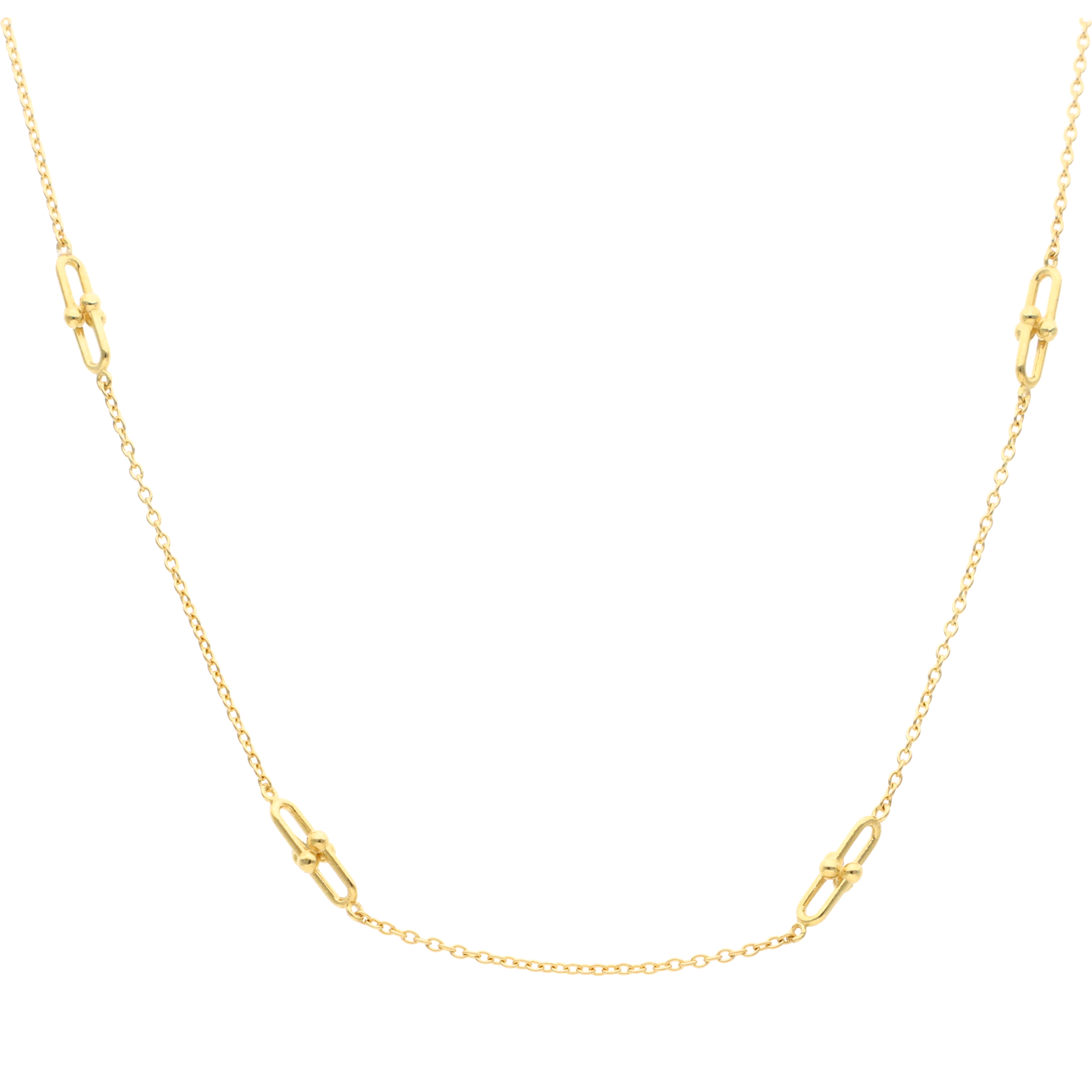 Collar 4 eslabones 14K