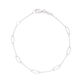 Pulsera cadena y eslabones 10K