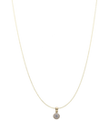 Collar flor circonias 10K