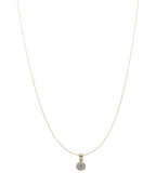 Collar flor circonias 10K