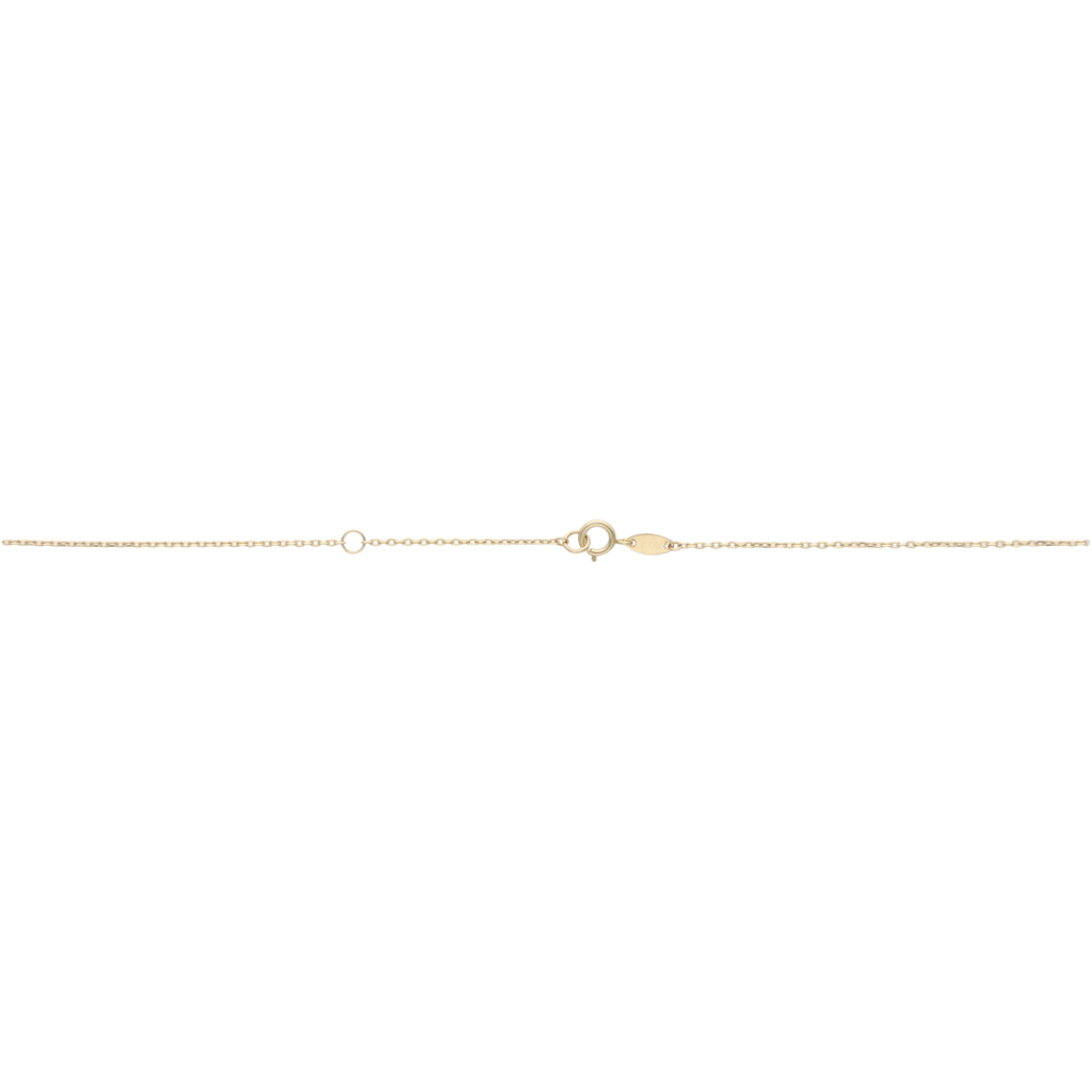 Collar 5 circonias 10K