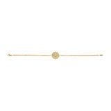 Pulsera San Benito bicolor 10K