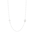 Rosario collar plata