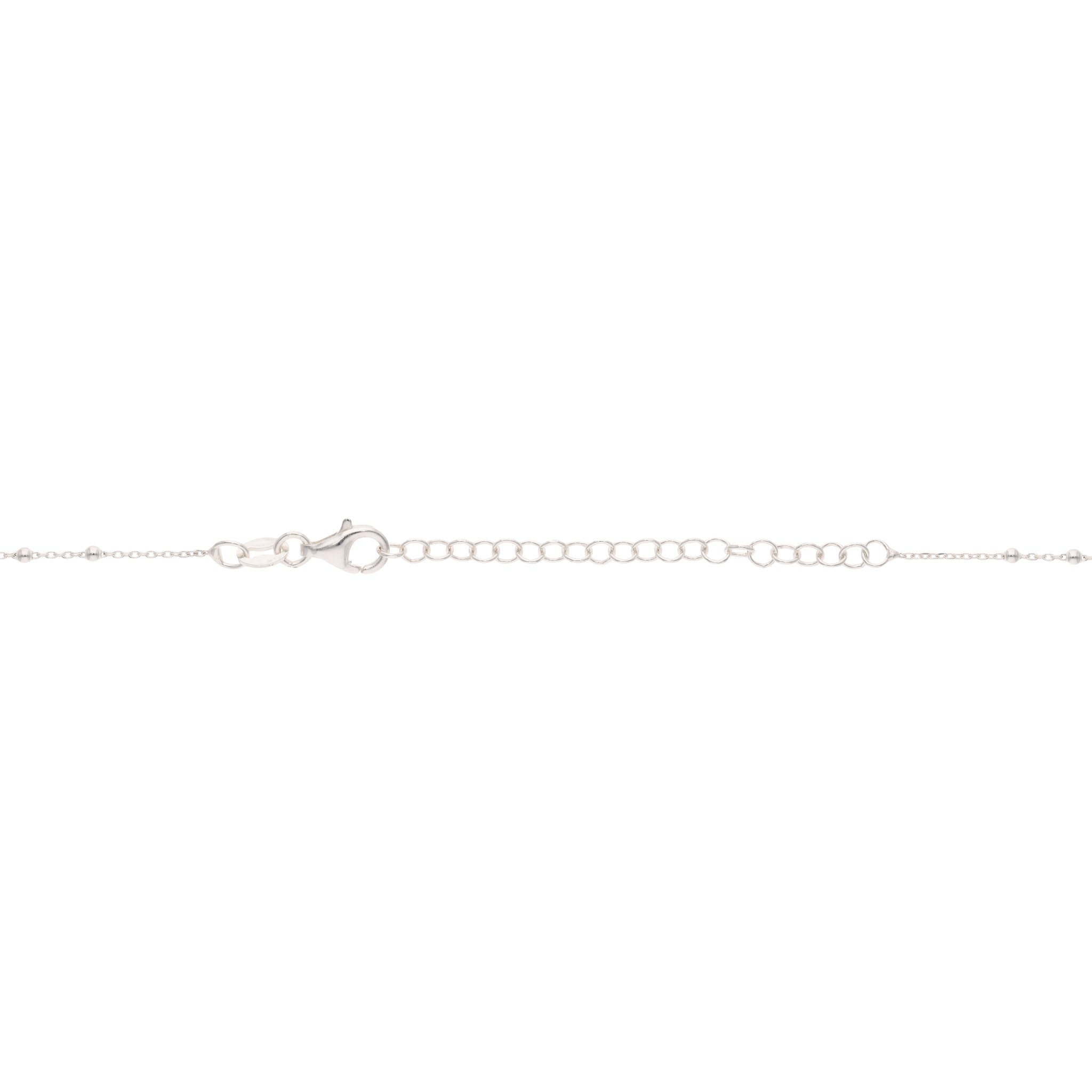Rosario collar plata