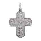 Cruz escapulario plata