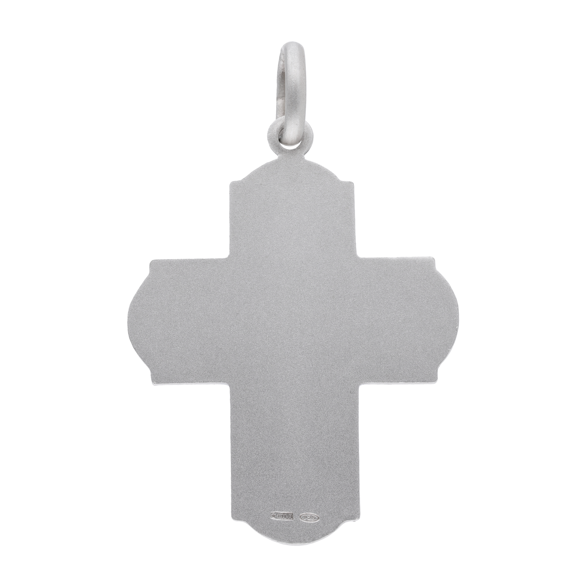 Cruz escapulario plata