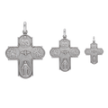 Cruz escapulario plata