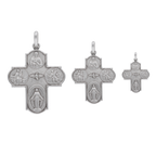 Cruz escapulario plata