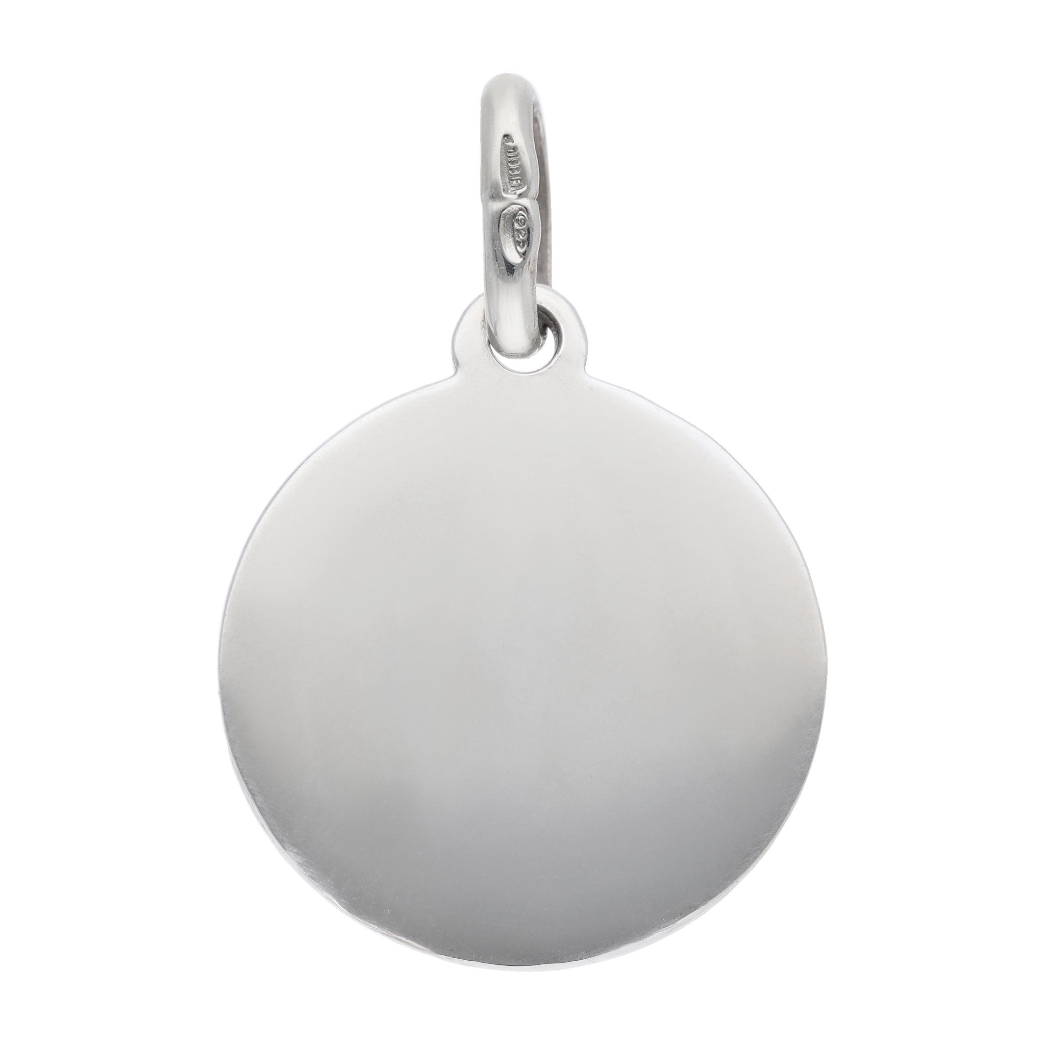 Medalla redonda Guadalupe plata