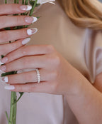 Media churumbela diamantes 14K