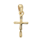 Cruz mini circonias 14K