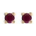 Broquel rubí 14K