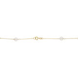 Collar perlas 5mm Guadalupe madre perla 14K