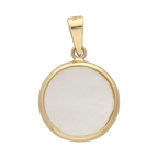 Medalla Milagrosa madre perla 14K