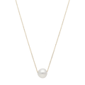 Collar perla blanca 14K