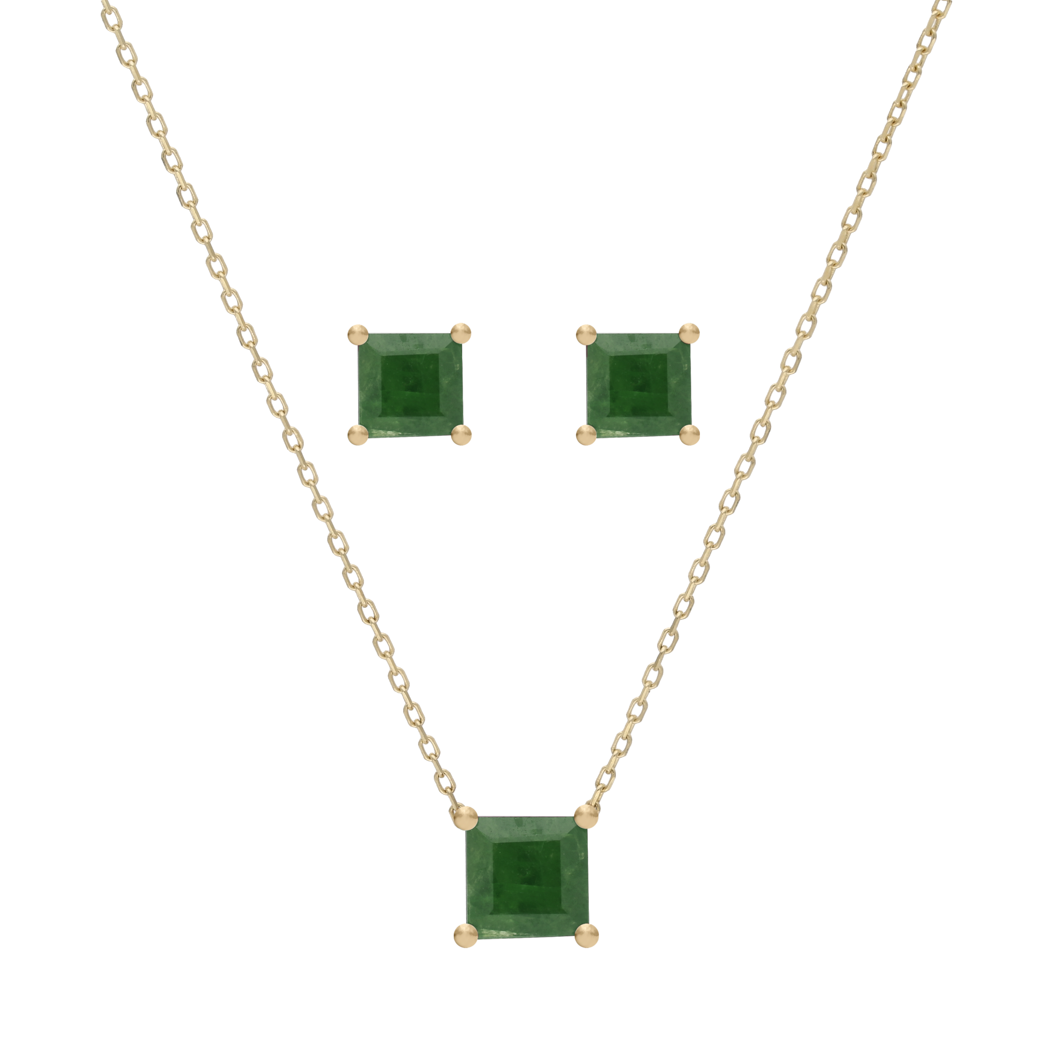 Set broquel y dije esmeralda/zafiro/rubí