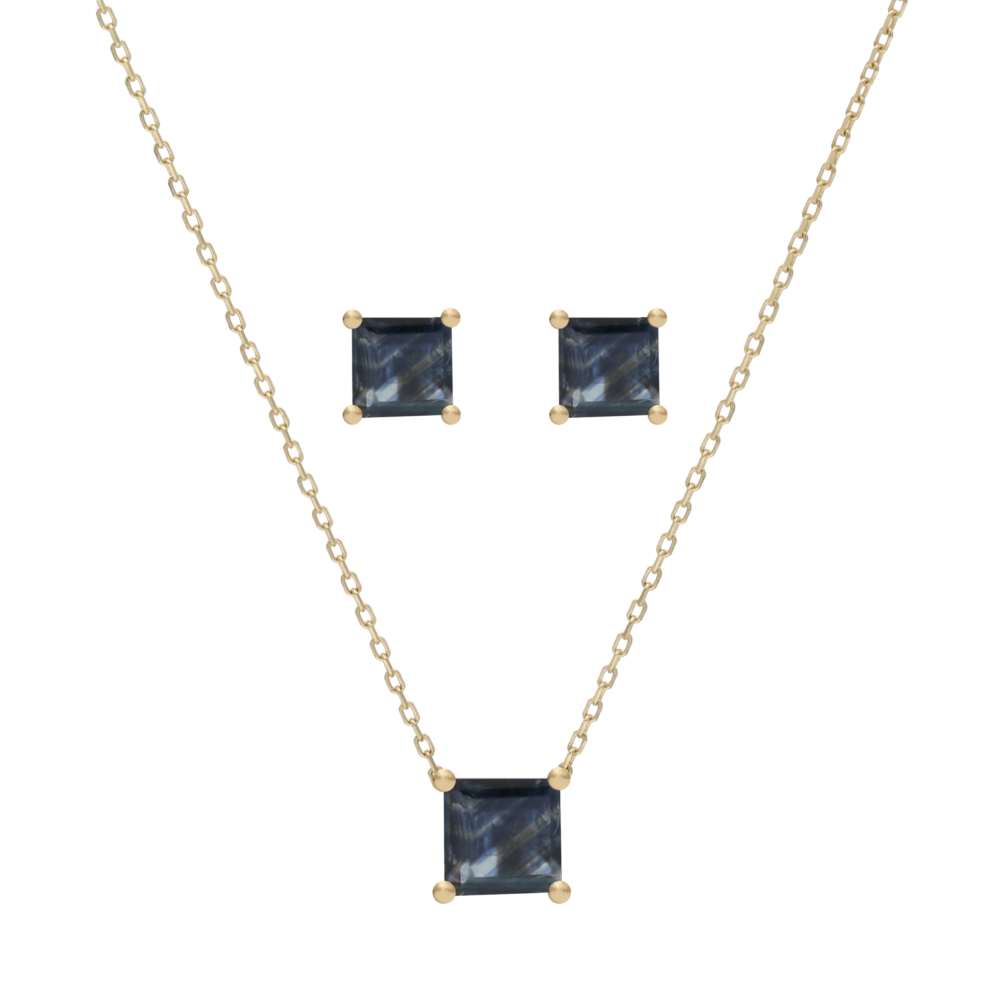 Set broquel y dije esmeralda/zafiro/rubí