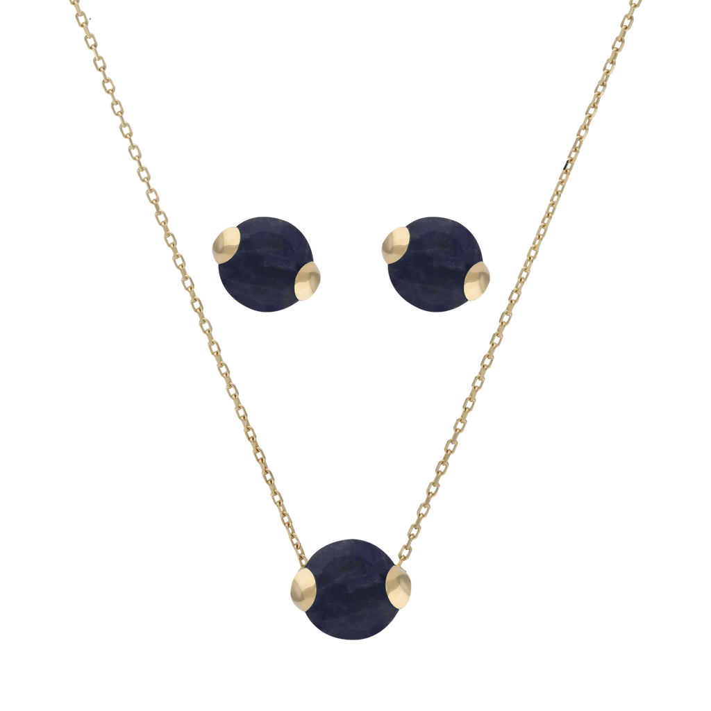 Set broquel y dije esmeralda/zafiro/rubí