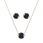 Set broquel y dije esmeralda/zafiro/rubí